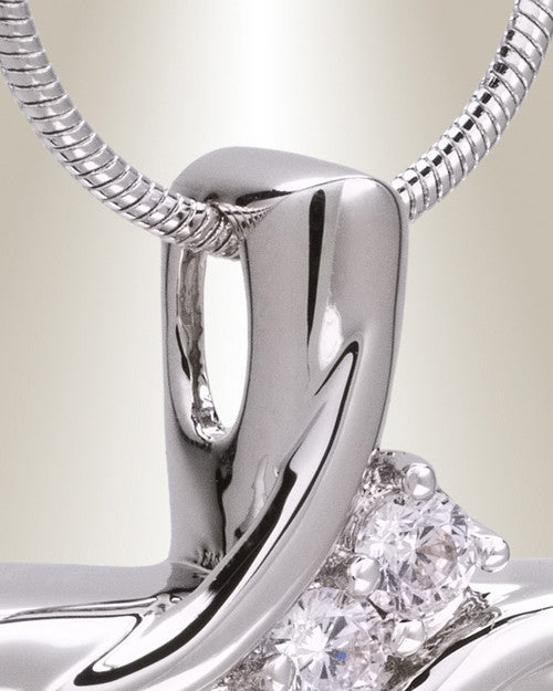 Sterling Silver Stylish Cross Memorial Jewelry