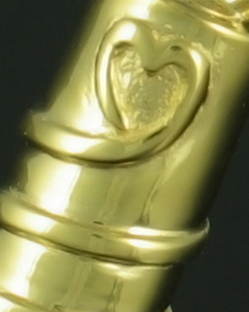 Gold Plated Buddy Cylinder Cremation Jewelry