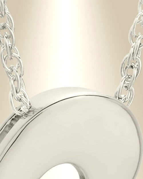 14k White Gold Fashion Heart Cremation Jewelry