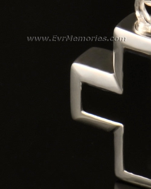 14k White Gold Destiny Cremation Urn Keepsake