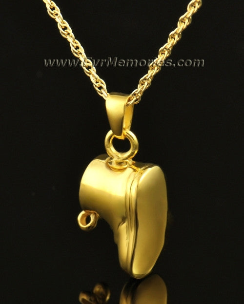 14K Gold Lil Booty Urn Necklace