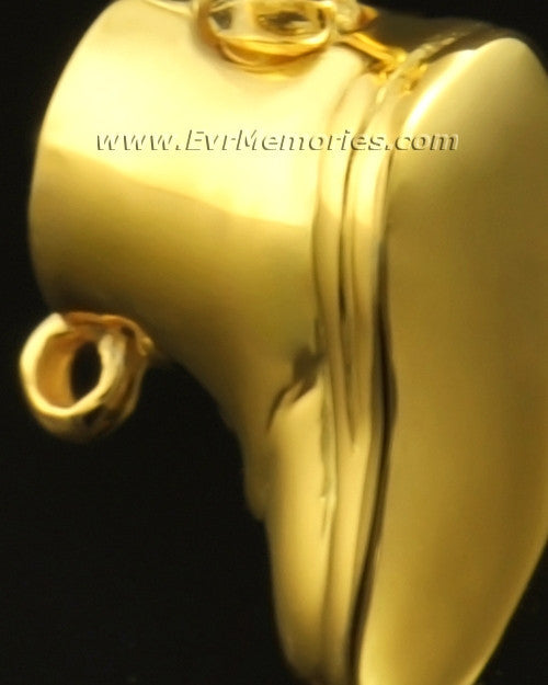 14K Gold Lil Booty Urn Necklace