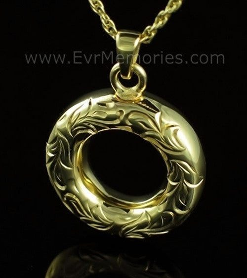 14K Gold Plated Eternal Urn Keepsake
