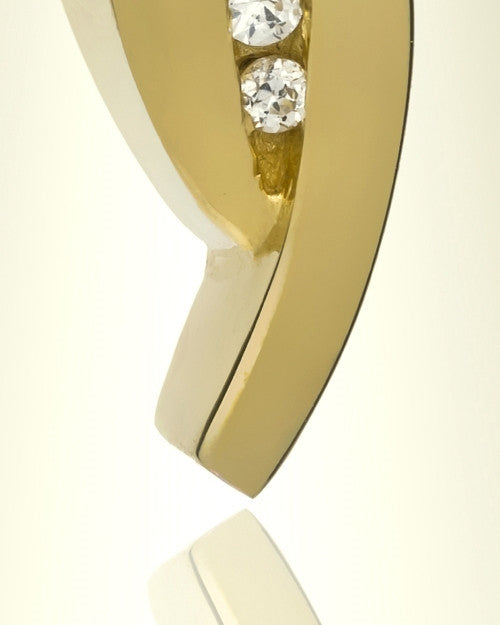 Everlasting Leaf 14K Gold Jewelry Urn