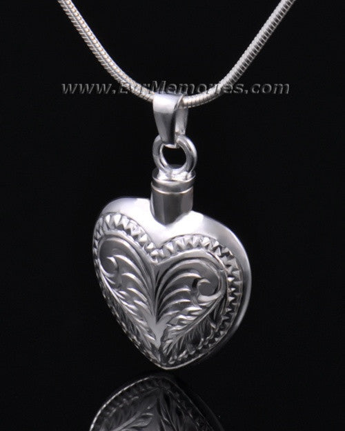 Sterling Silver Darling Heart Urn Necklace