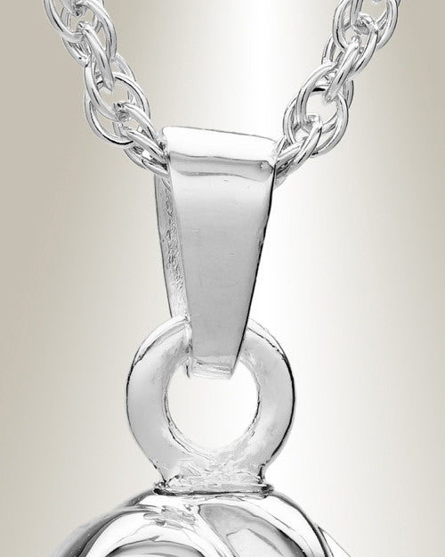 Silver Everlasting Companion Infinity Funeral Jewelry