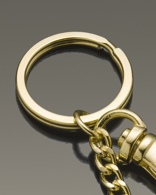 Gold Plated 357 Magnum Bullet Keychain Urn Keepsake