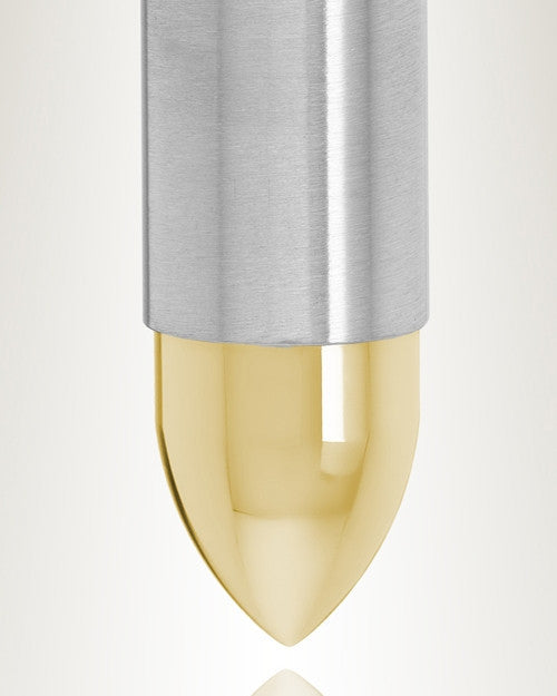 357 Magnum Bullet with Gold Tip Cremation Keepsake