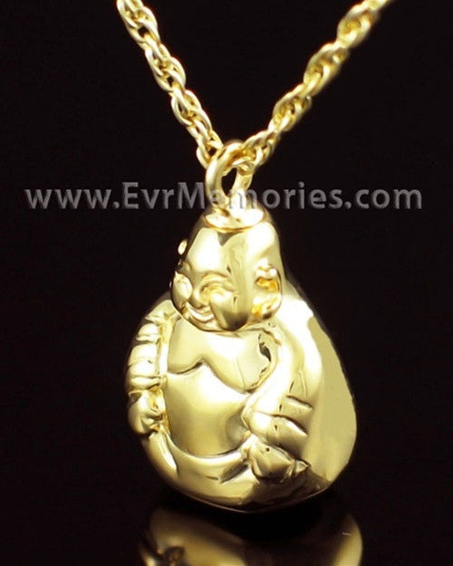 Gold Vermeil Budda Urn Necklace