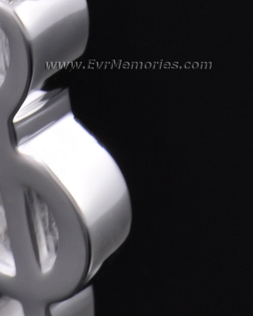 Sterling Silver Music Note Memorial Locket