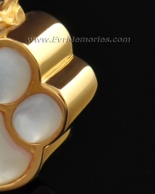 Gold Vermeil Pearly Jewelry Urn