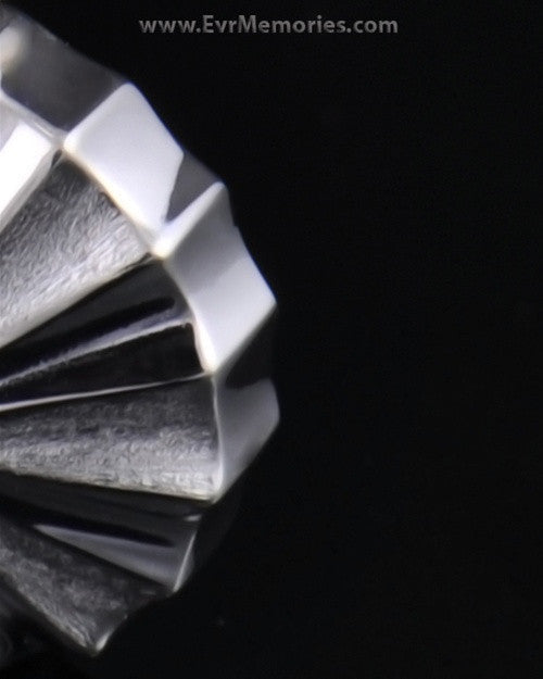 Sterling Silver Pinwheel Cremation Keepsake
