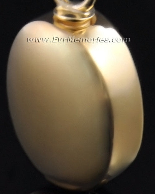 Gold Vermeil Oblilque Urn Necklace