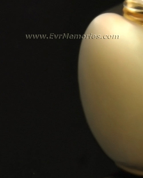 14k Gold Oblique Urn Necklace