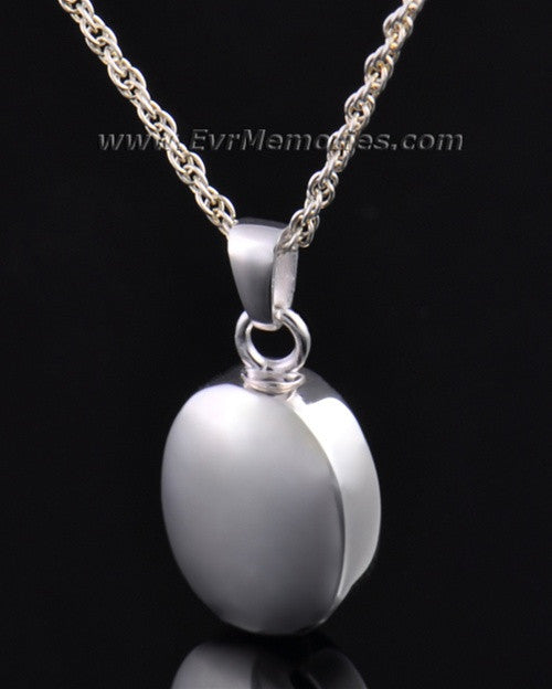 Sterling Silver Oblique Memorial Locket