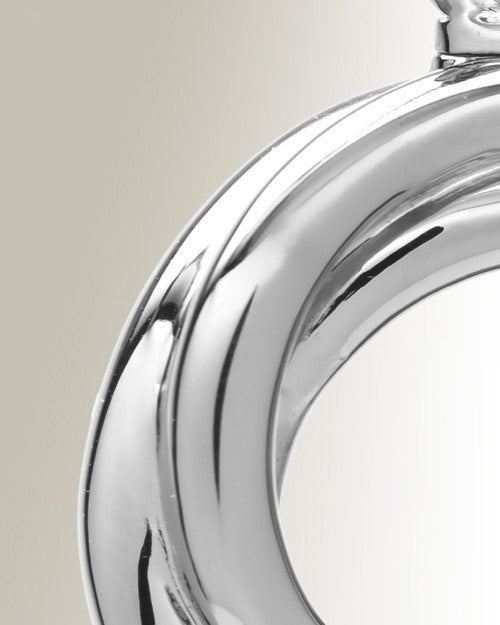 Sterling Silver Ringed Eternity Urn Necklace