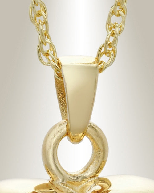 14K Plated Purity Heart Jewelry Urn