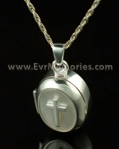 14K White Gold Sanctity Funeral Jewelry