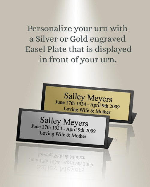 Dark Native Southeastern Wood Cremation Urn