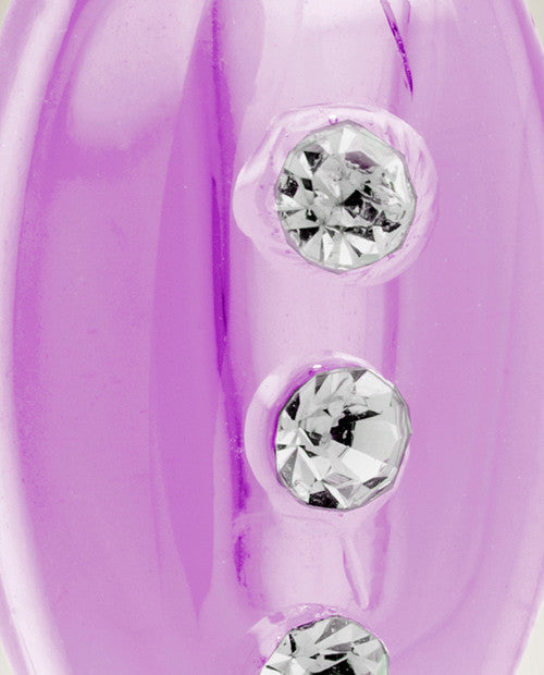 Glass Locket Violet Forever Cremation Jewelry