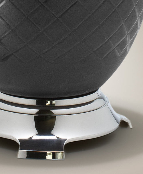 Baroque Glass Cremation Urn