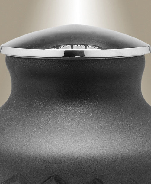 Baroque Glass Cremation Urn