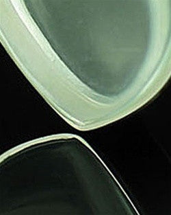 Sterling Silver Clear Heart Memorial Jewelry