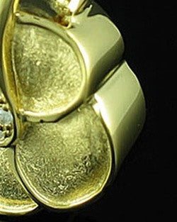 Gold Plated Clover Cremation Charm