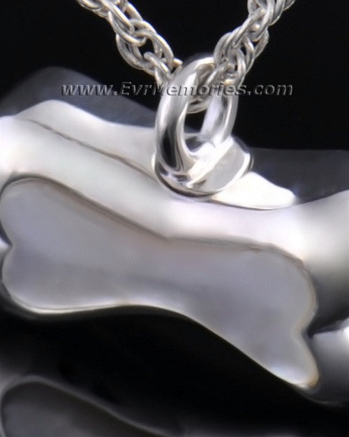 Sterling Silver Pearly Bone Cremation Urn Locket
