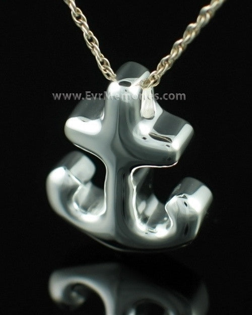 Sterling Silver Anchor Memorial Keepsake