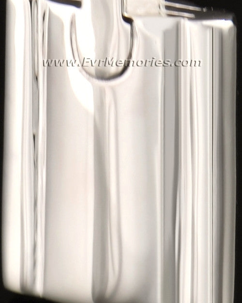14k White Gold Gentleman's Flask Urn Locket
