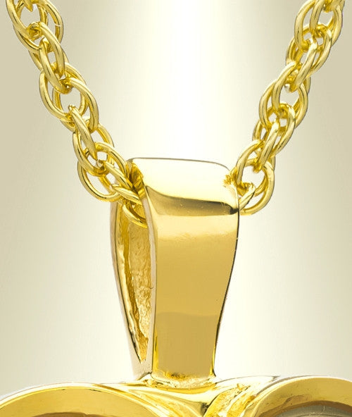 14k Gold Innocent Heart Funeral Jewelry
