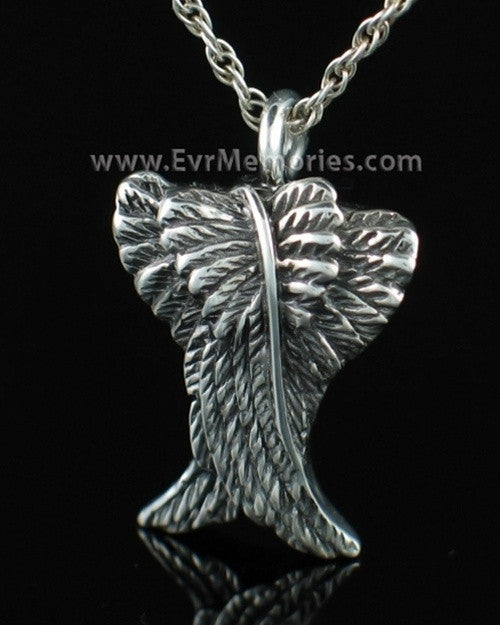 Sterling Silver Angelic Cremation Necklace