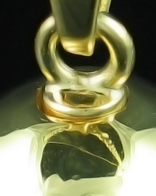 Gold Plated 8 Ball Memorial Urn Jewelry