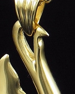 Gold Plated Fisherman Locket Jewelry