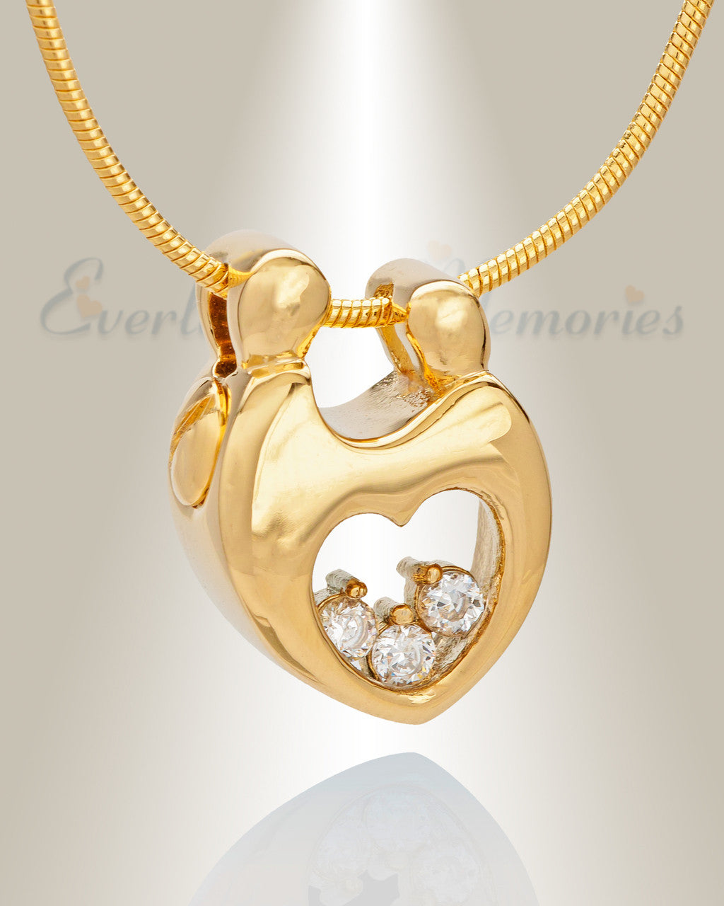 Gold Plated Bound with Love Memorial Jewelry