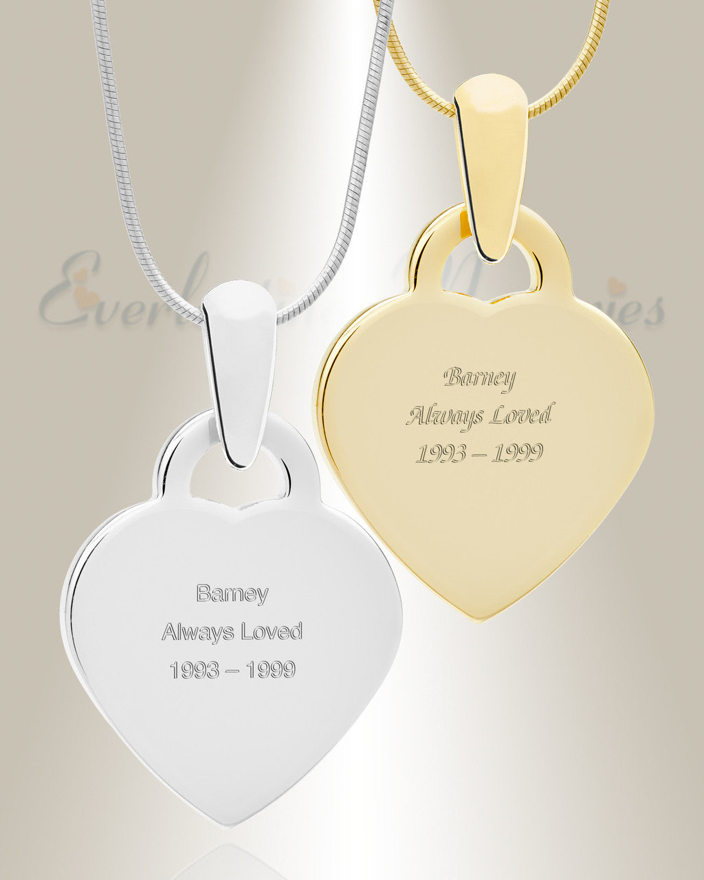 Small Heart Photo Engraved Gold Plated over Stainless Pet Keepsake