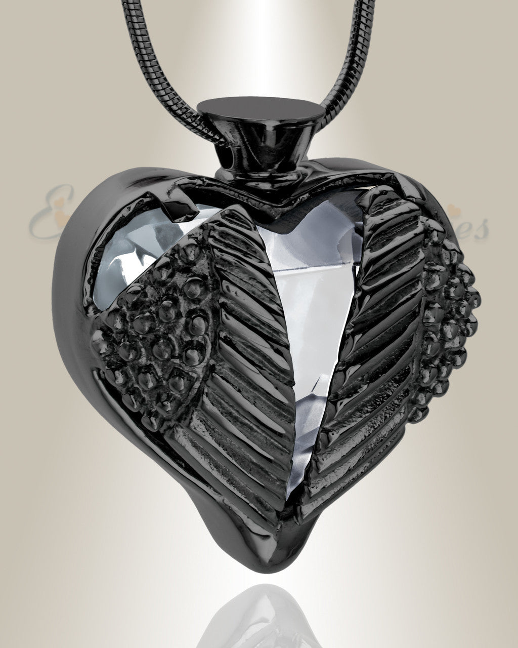 Clear Eternal Flight Cremation Jewelry