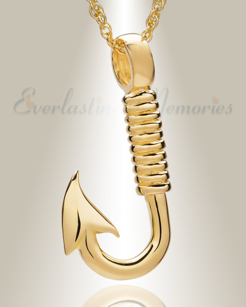 Gold Plated Fresh Catch Memorial Pendant