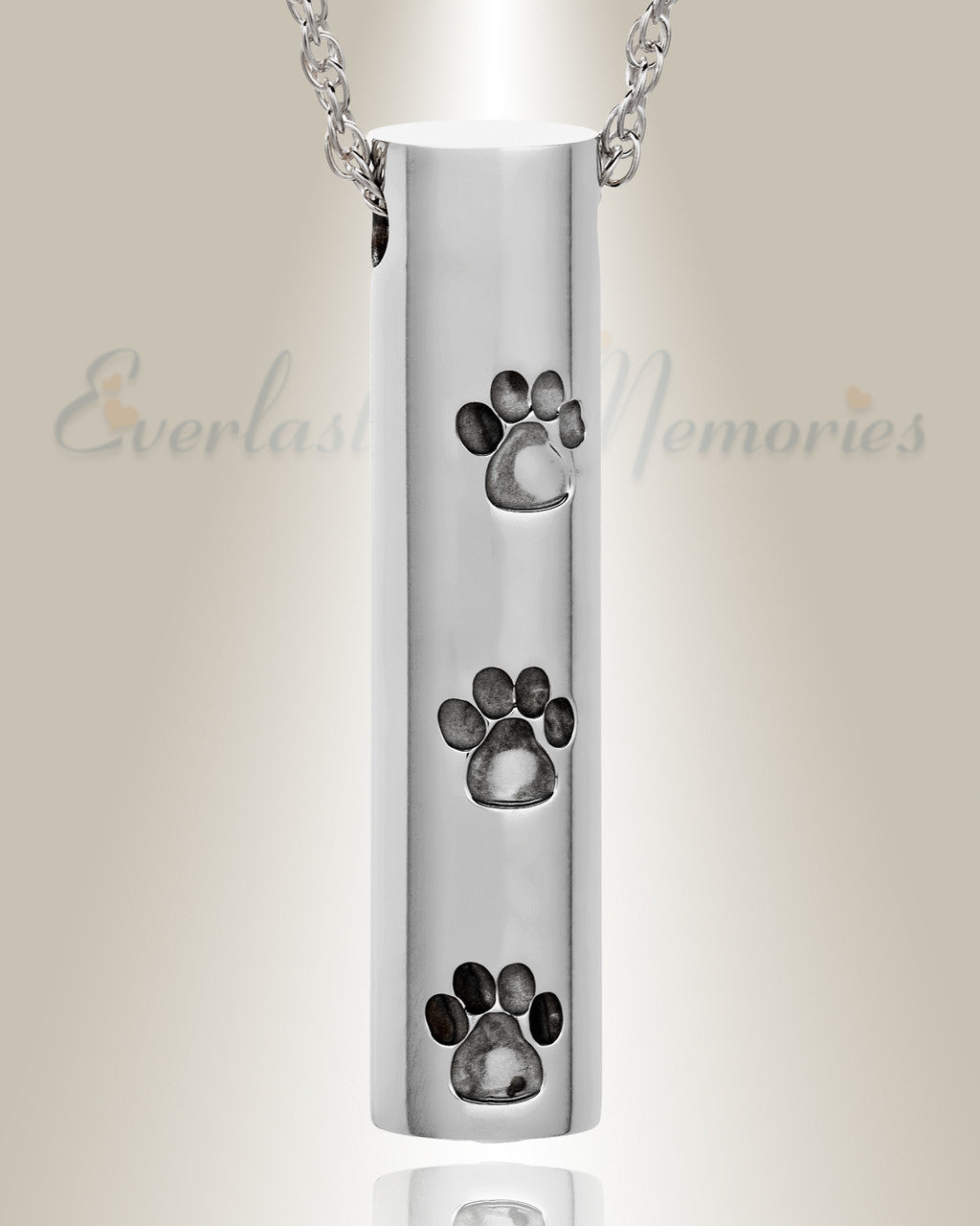 Stainless Steel Soft Impressions Pet Jewelry Urn