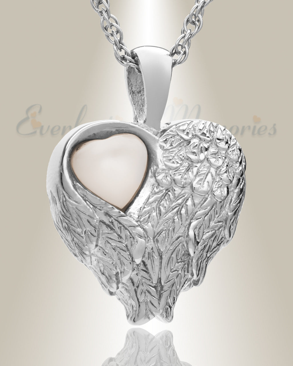 Sterling Silver Heart of Love Ash Pendant