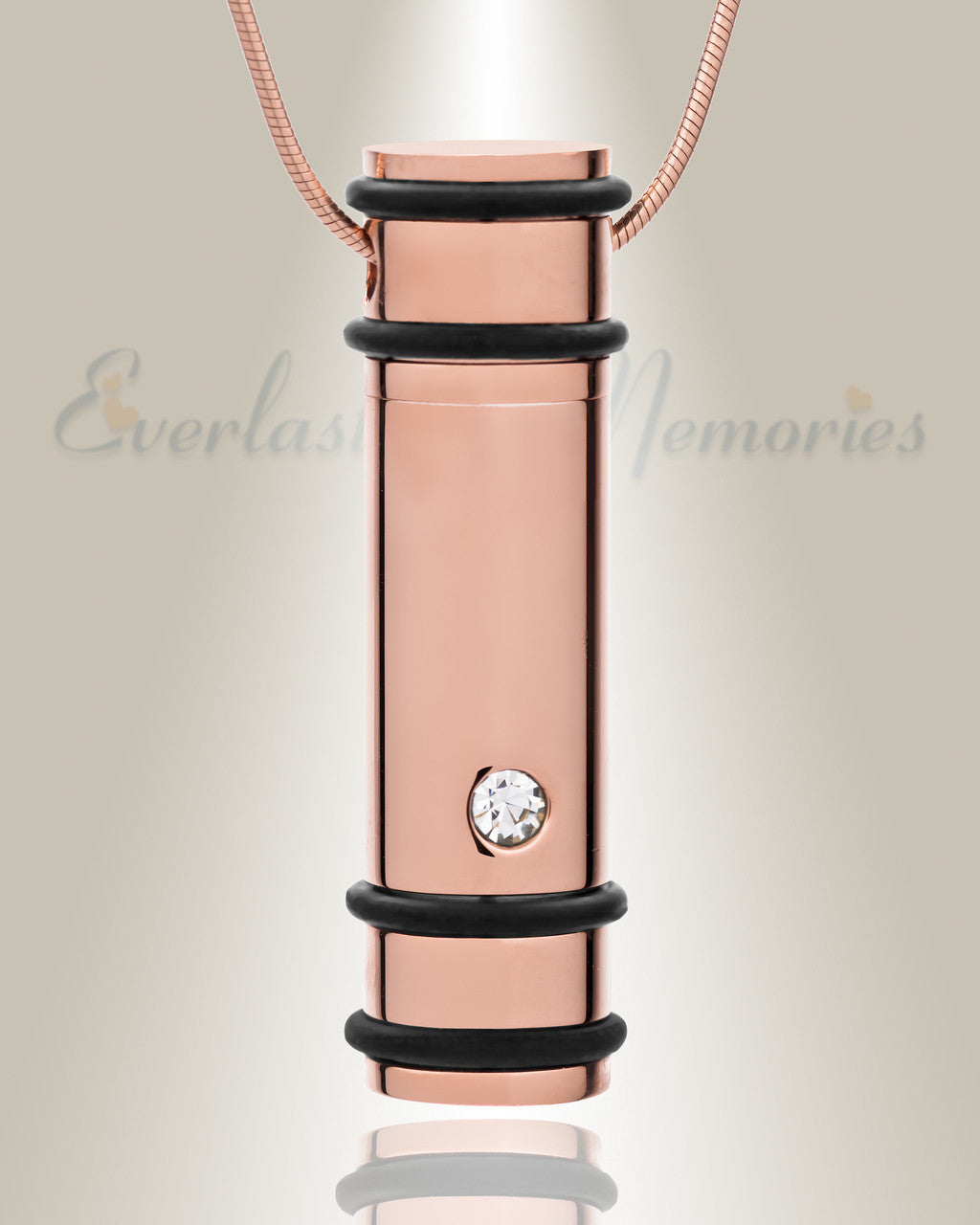Forever Collection Rose Gold Plated Sweetheart Keepsake Pendant