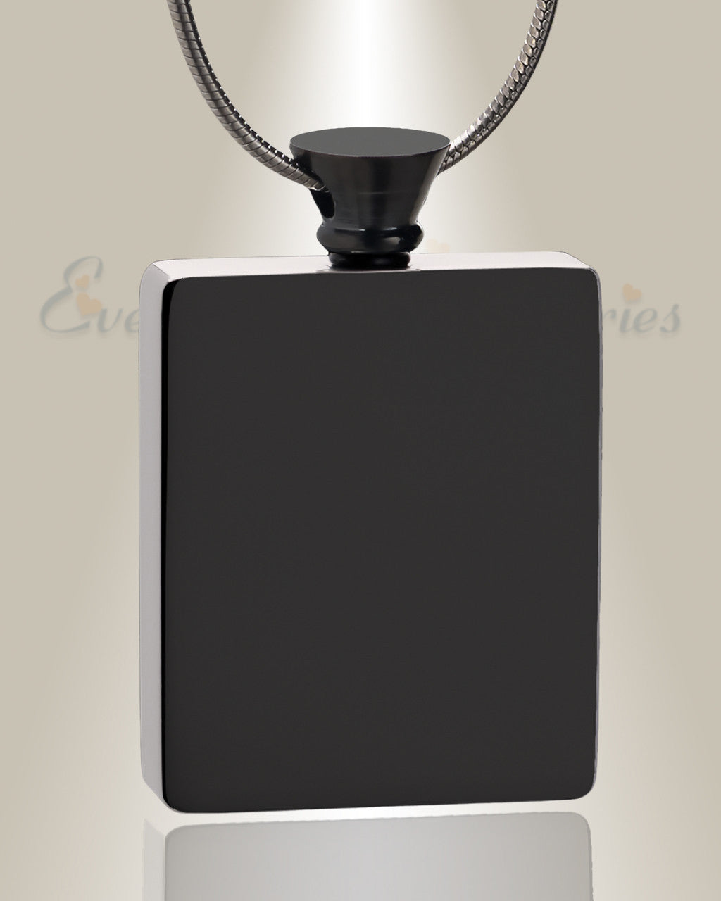 Black Glorious Moments Urn Pendant