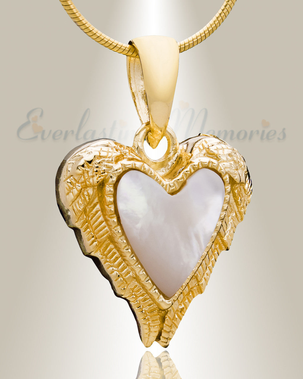 Gold Plated In Love Cremation Jewelry