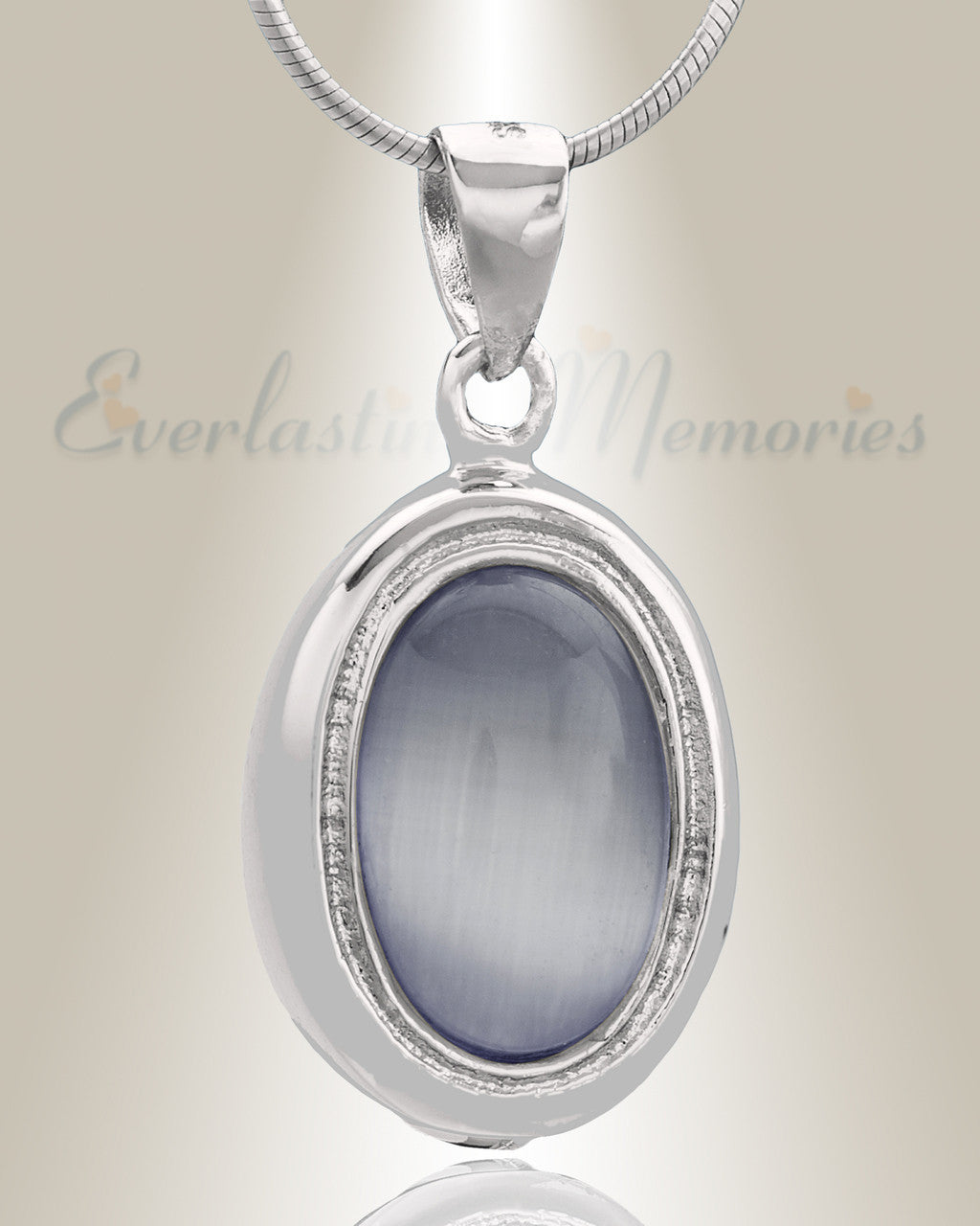 Silver Passionate Cremation Jewelry