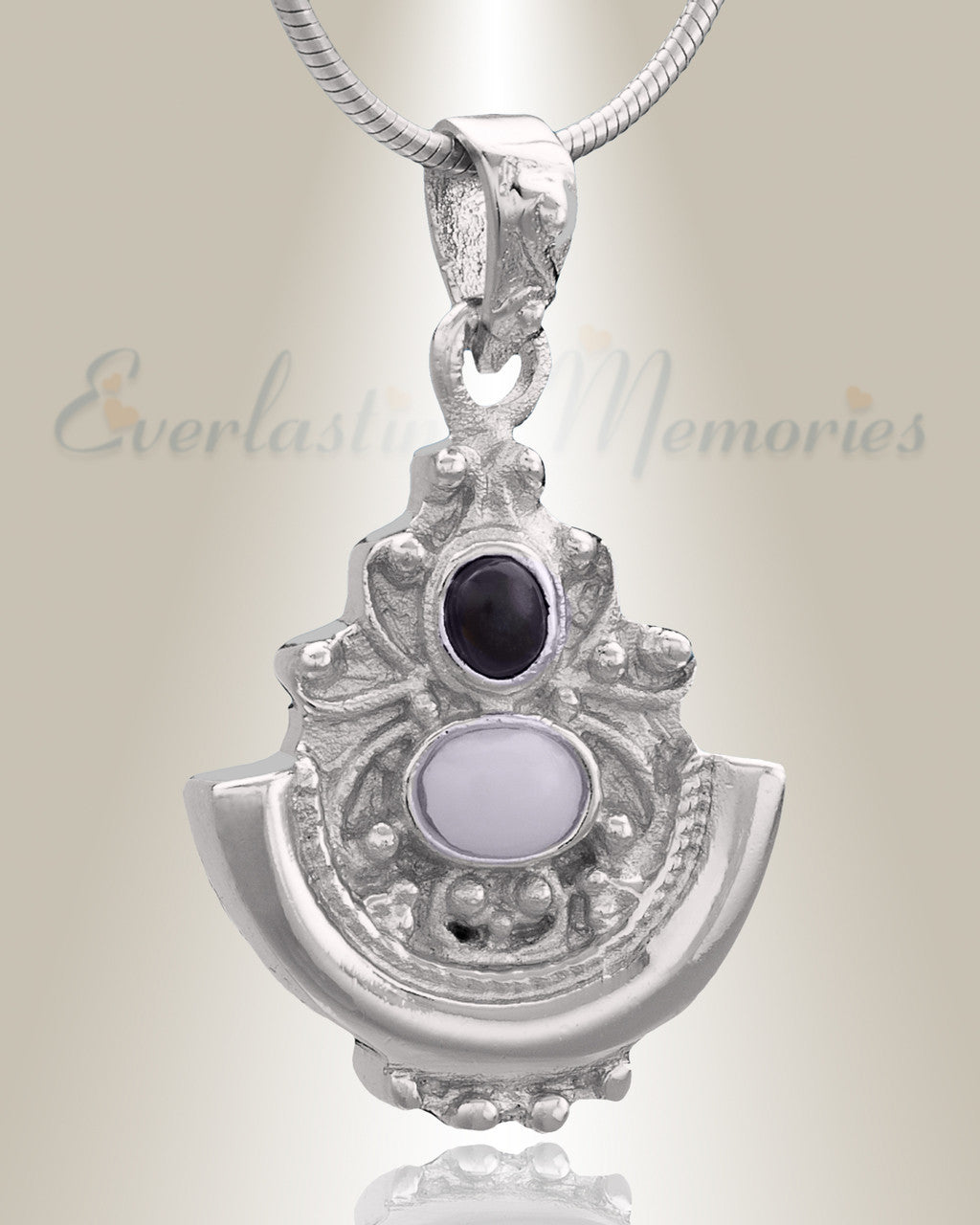 Silver Royalty Cremation Jewelry