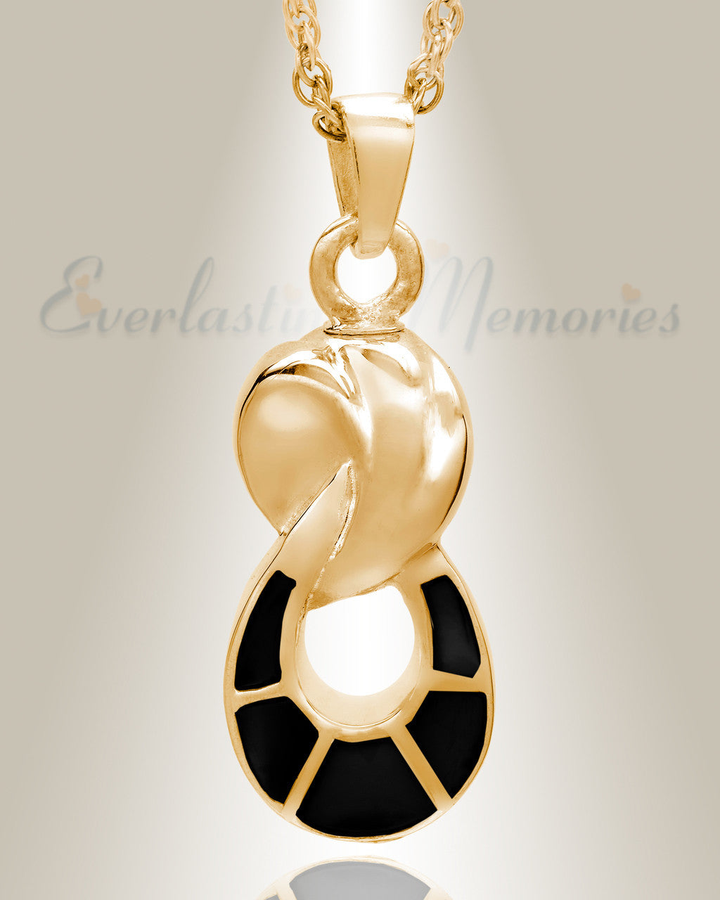 14K Plated Traditional Companion Infinity Keepsake
