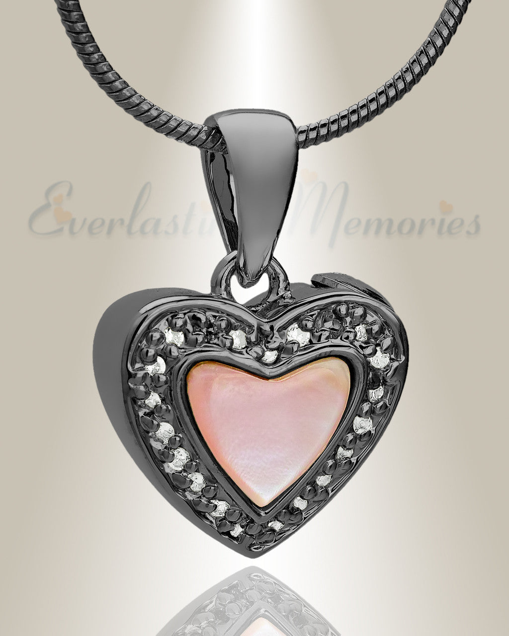 Black Longing Cremation Jewelry