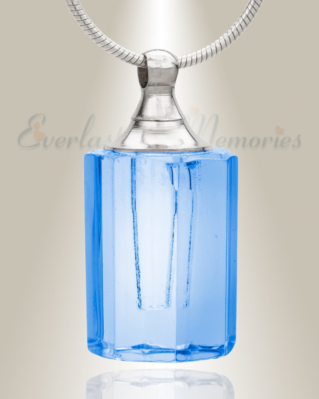 Glass Locket Cheerful Cremation Necklace