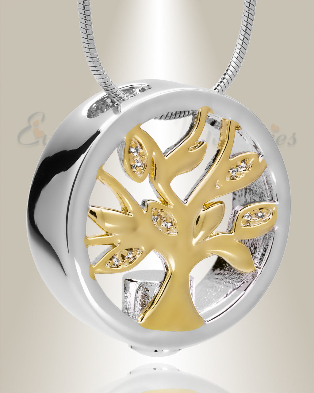 Sterling Silver and Gold Ancestry Memorial Jewelry